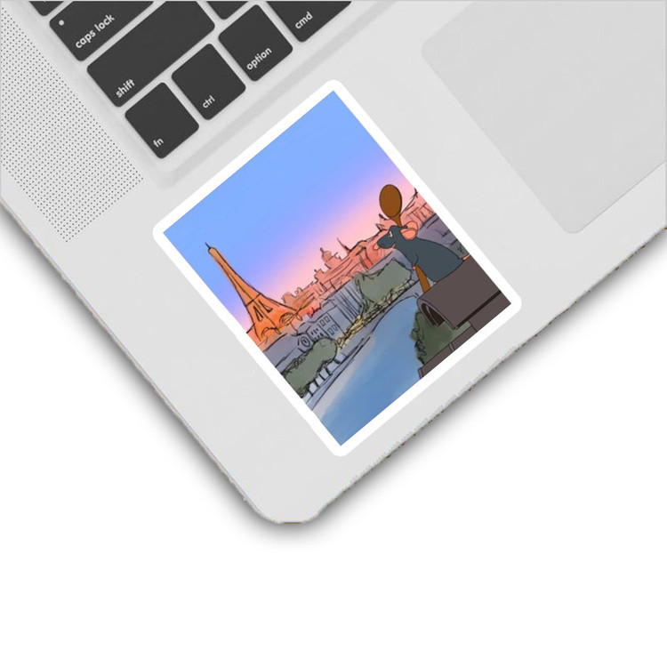 استیکر لپ تاپ و موبایل بووم طرح موش سرآشپز کد 23