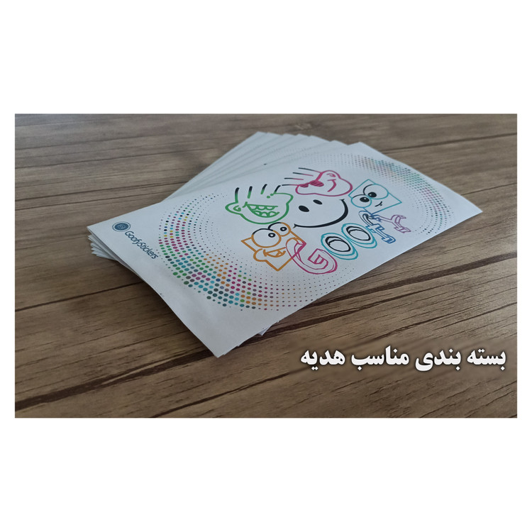 استیکر لپ تاپ و موبایل گوفی طرح چشم انیمه کد 3834 مجموعه 5 عددی