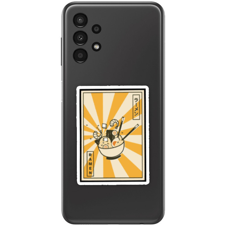استیکر لپ تاپ و موبایل گوفی طرح انیمه ناروتو مدل Golden Nudel مجموعه 4 عددی
