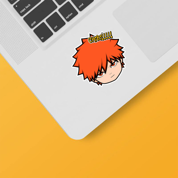 استیکر لپ تاپ و موبایل بووم طرح کارکتر انیمه مدل Chibi کد MM66