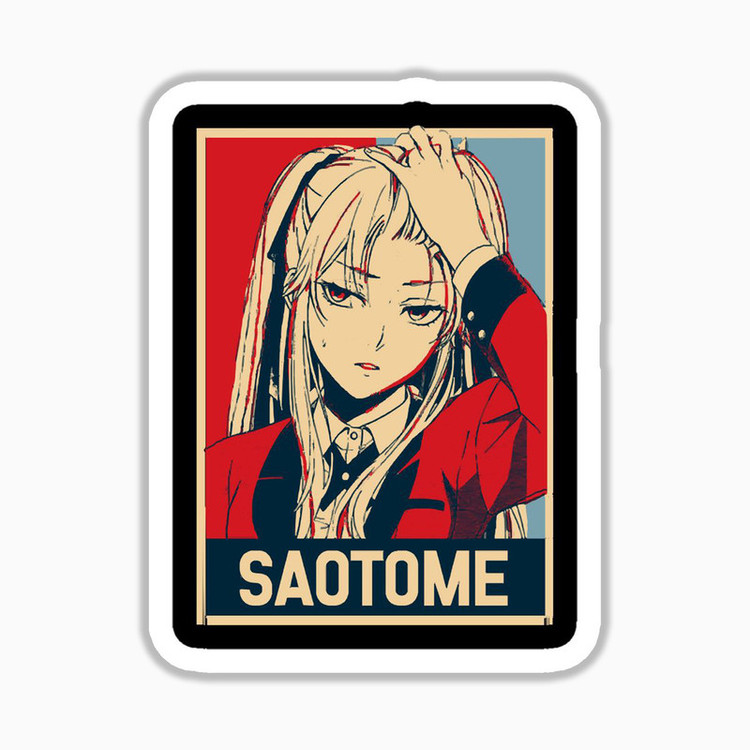 استیکر لپ تاپ و موبایل بووم طرح انیمه آی مدل Saotome کد MR23