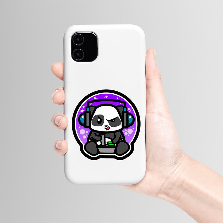 استیکر لپ تاپ و موبایل بووم طرح پاندا مدل Gamer کد MR07