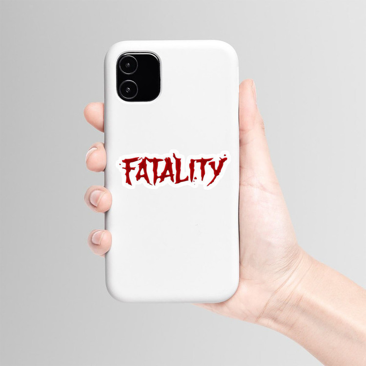استیکر لپ تاپ و موبایل بووم طرح مورتال کومبت مدل Fatality کد MR9