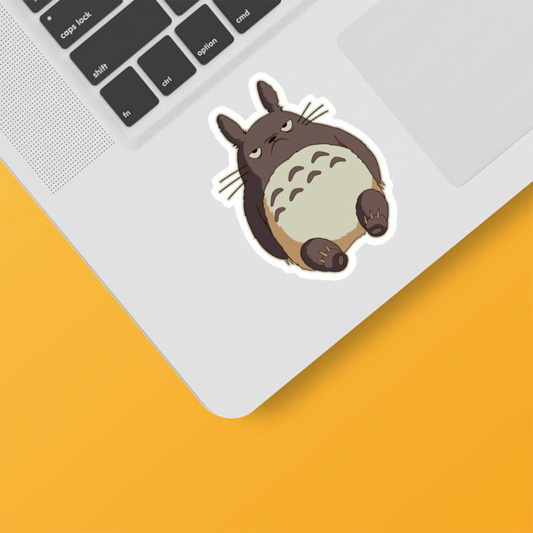 استیکر لپ تاپ و موبایل بووم طرح انیمه همسایه من مدل Totoro کد MR36