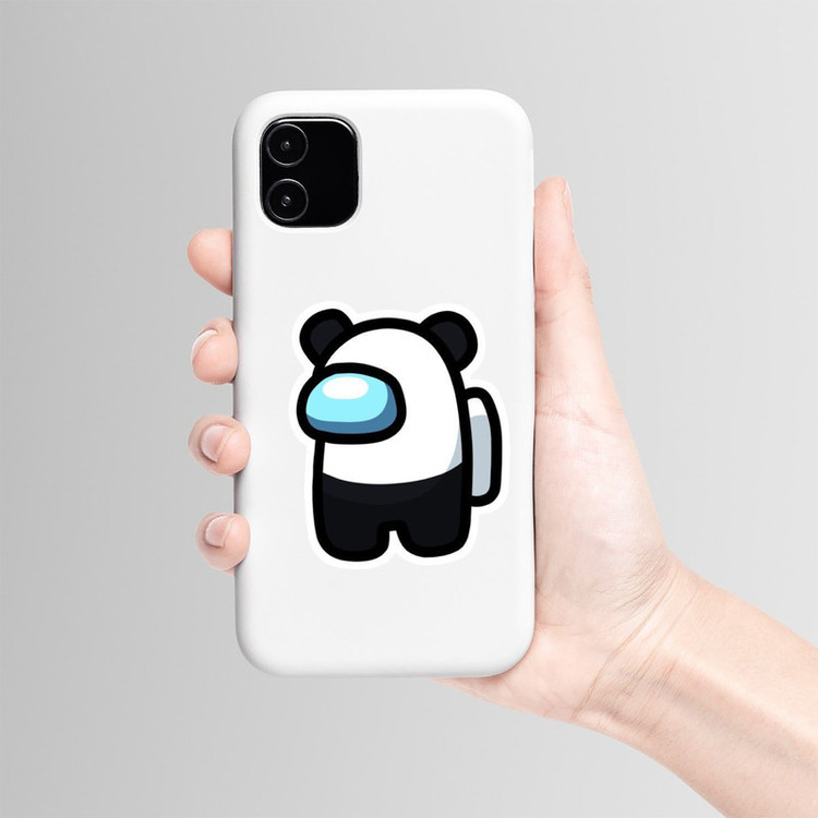 استیکر لپ تاپ و موبایل بووم طرح امانگ آس مدل Panda کد MR30