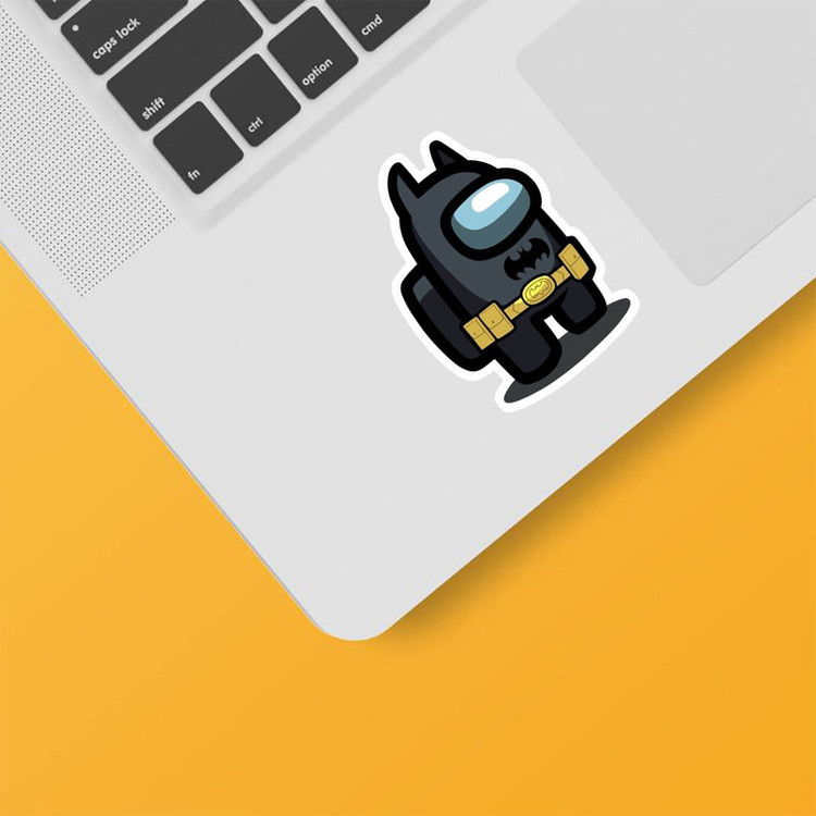استیکر لپ تاپ و موبایل بووم طرح امانگ آس مدل Batman کد MR5