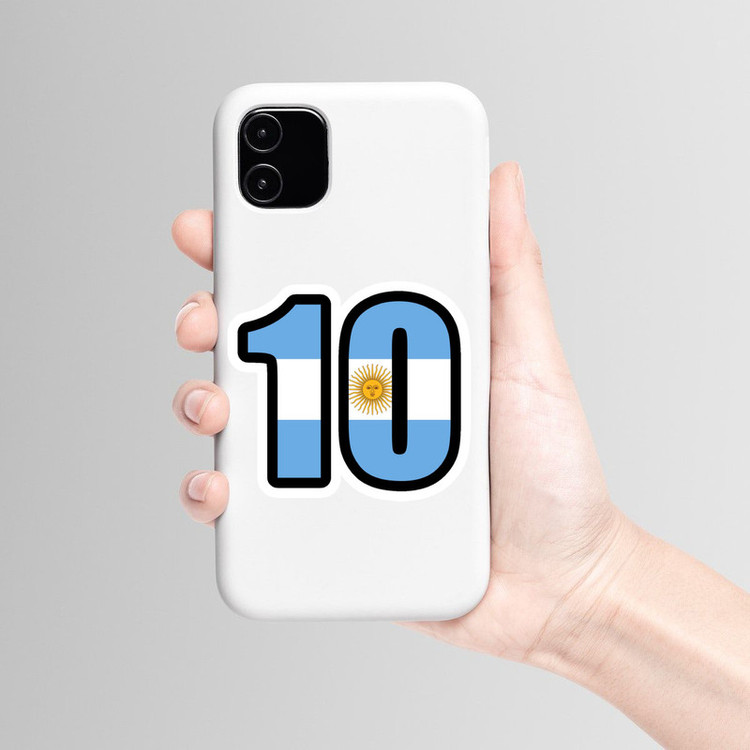 استیکر لپ تاپ و موبایل بووم طرح شماره10 مدل Messi کد MR38