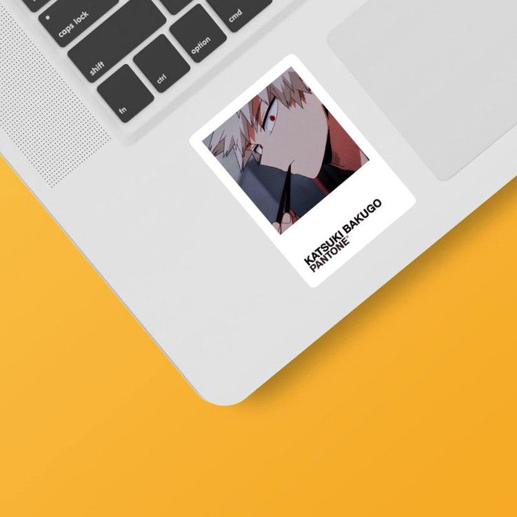 استیکر لپ تاپ و موبایل بووم طرح نقاشی پنتون مدل Baku کد MM21