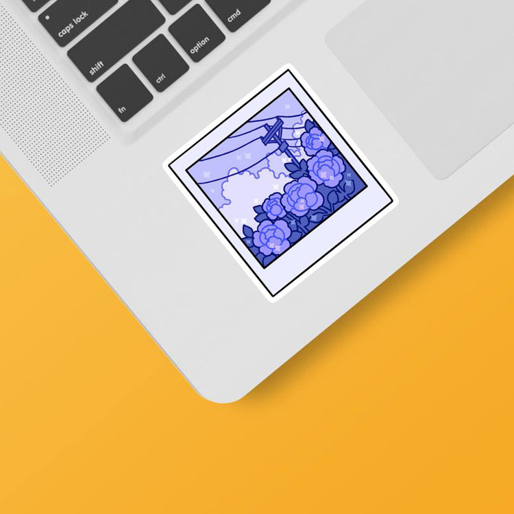 استیکر لپ تاپ و موبایل بووم طرح نقاشی پنتون کد ma30