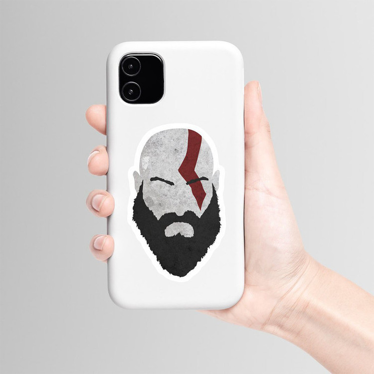 استیکر لپ تاپ و موبایل بووم طرح God Of War کد MD79