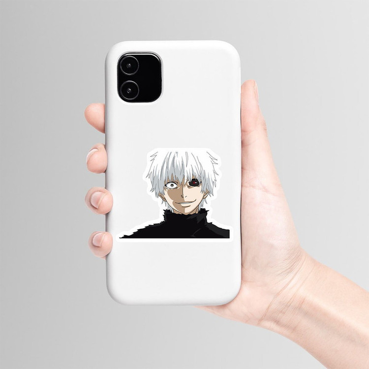 استیکر لپ تاپ و موبایل بووم طرح انیمه Tokyo Ghoul مدل Kaneki کد MD84