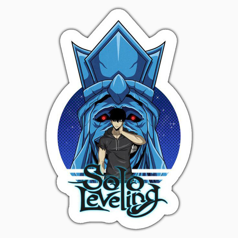 استیکر لپ تاپ و موبایل بووم طرح انیمه Solo Leveling مدل Sung کد MD89