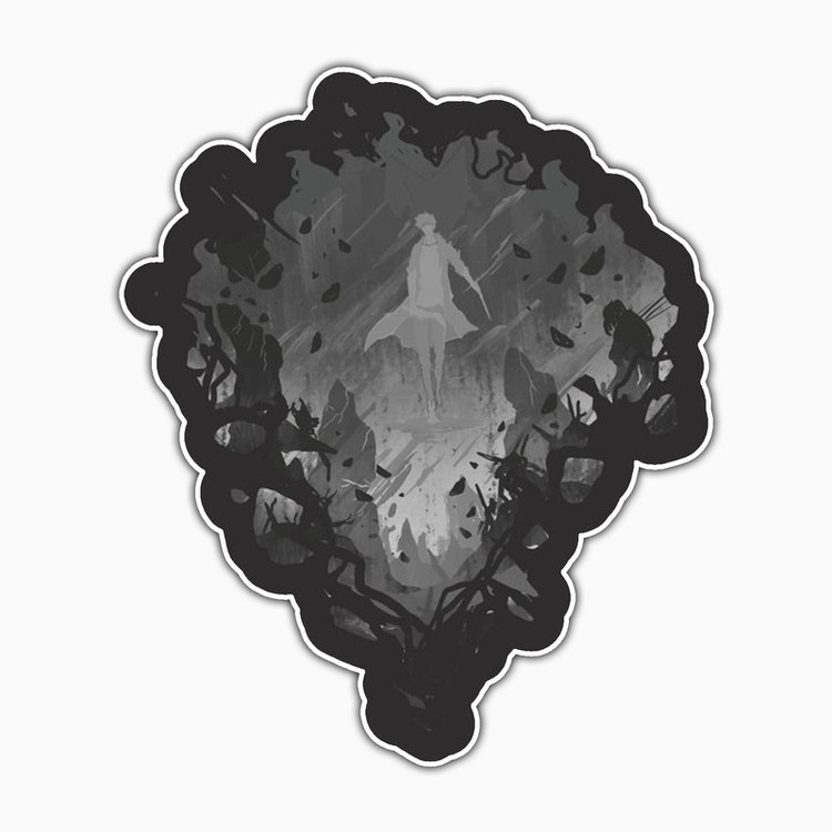 استیکر لپ تاپ و موبایل بووم طرح انیمه Solo Leveling مدل Sung کد MD69