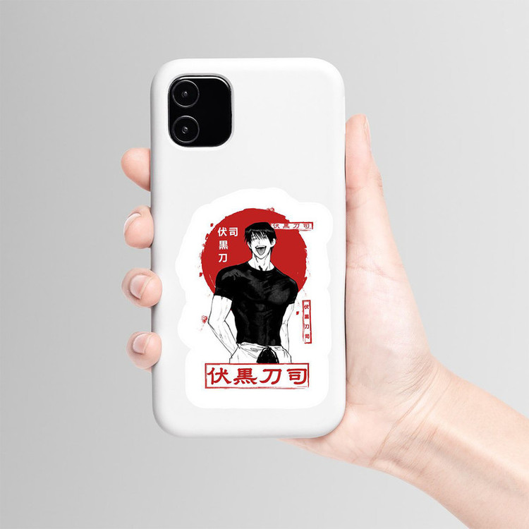 استیکر لپ تاپ و موبایل بووم طرح انیمه Jujutsu Kaisen مدل Toji کد MD85