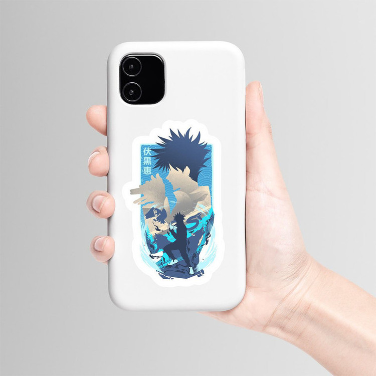 استیکر لپ تاپ و موبایل بووم طرح انیمه Jujutsu Kaisen مدل Megumi کد MD95