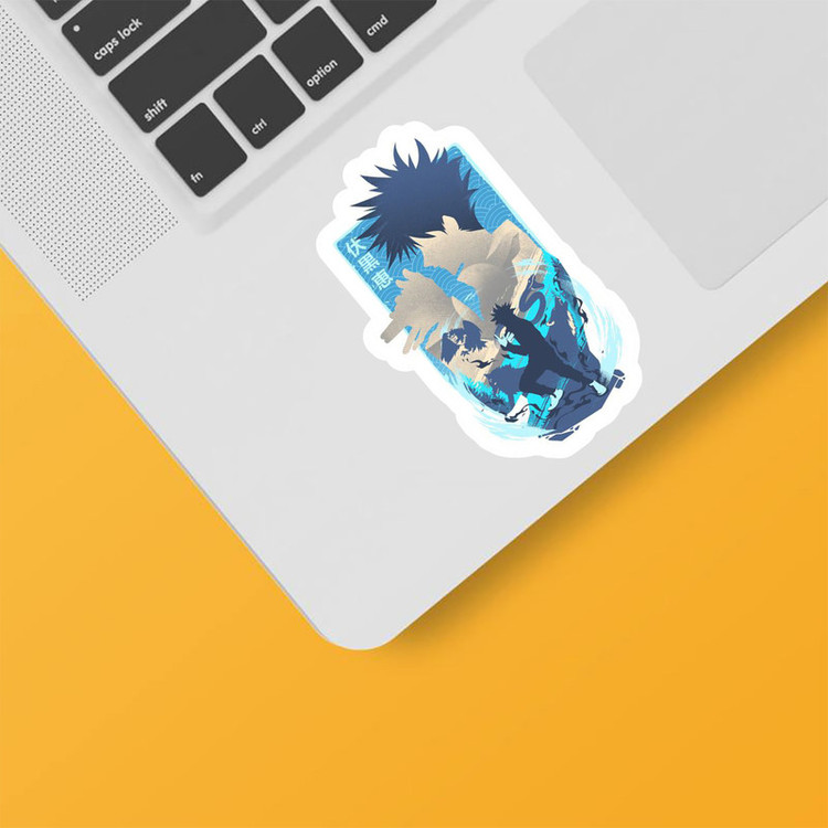استیکر لپ تاپ و موبایل بووم طرح انیمه Jujutsu Kaisen مدل Megumi کد MD95