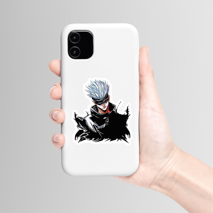 استیکر لپ تاپ و موبایل بووم طرح انیمه Jujutsu Kaisen مدل Gojo کد MD67