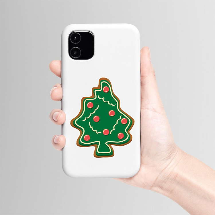 استیکر لپ تاپ و موبایل بووم طرح درخت کریسمس کد MA99