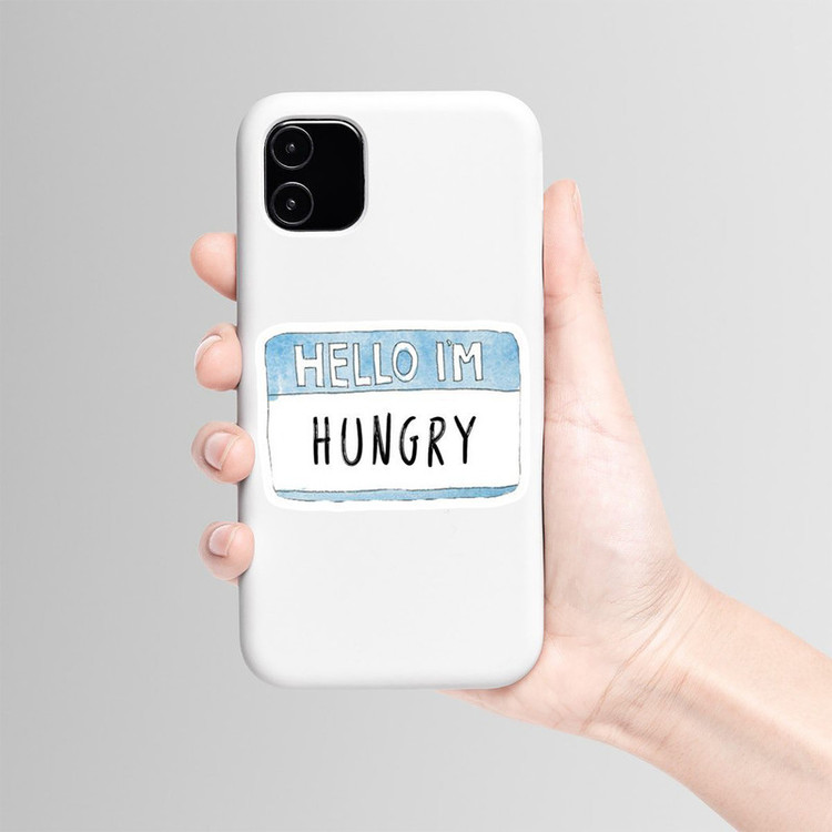 استیکر لپ تاپ و موبایل بووم طرح نوشته مدل Hungry کد MD84