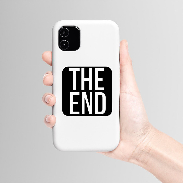 استیکر لپ تاپ و موبایل بووم طرح نوشته مدل END کد MD93