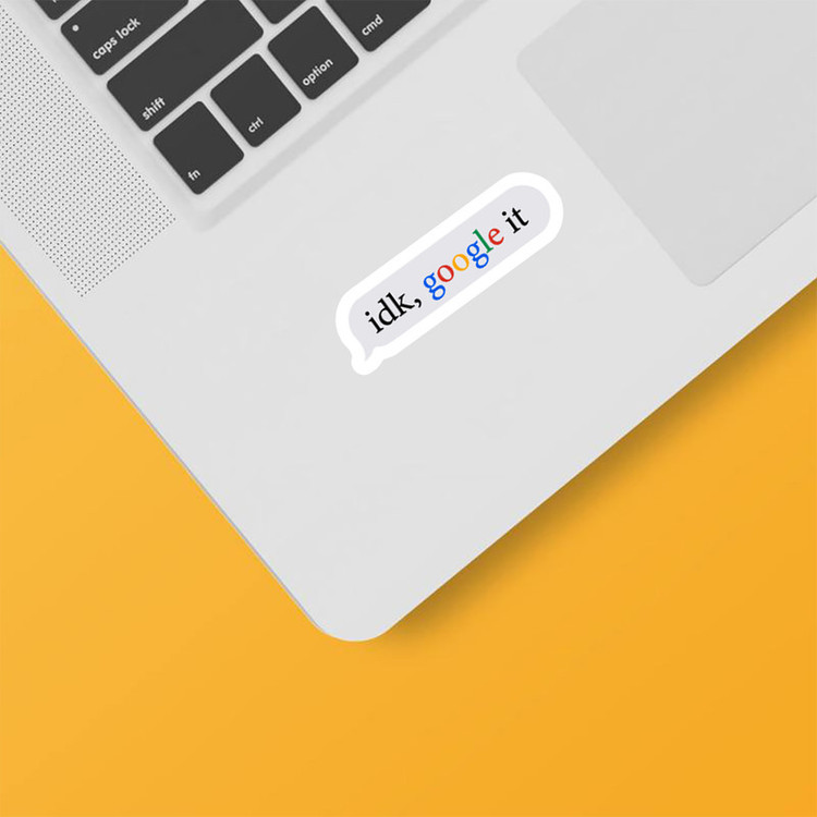 استیکر لپ تاپ و موبایل بووم طرح نوشته کد MD88