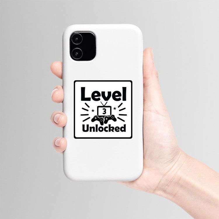 استیکر لپ تاپ و موبایل بووم طرح Gaming مدل Level3 کد KM35
