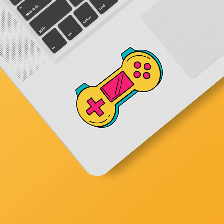 استیکر لپ تاپ و موبایل بووم طرح Gaming کد KM38