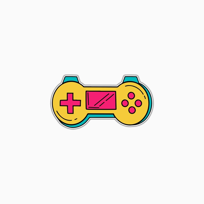 استیکر لپ تاپ و موبایل بووم طرح Gaming کد KM38