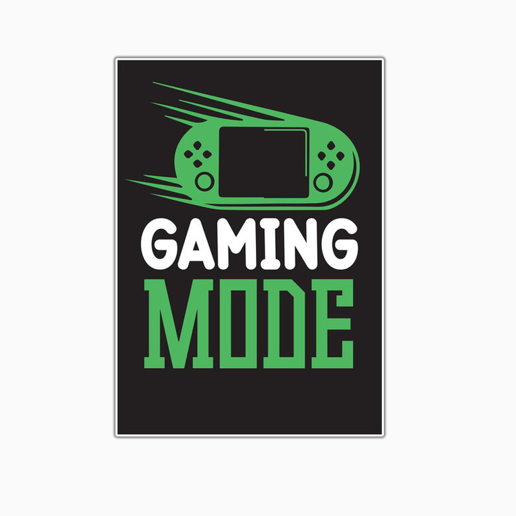استیکر لپ تاپ و موبایل بووم طرح گیمینگ مدل Mode کد MD72