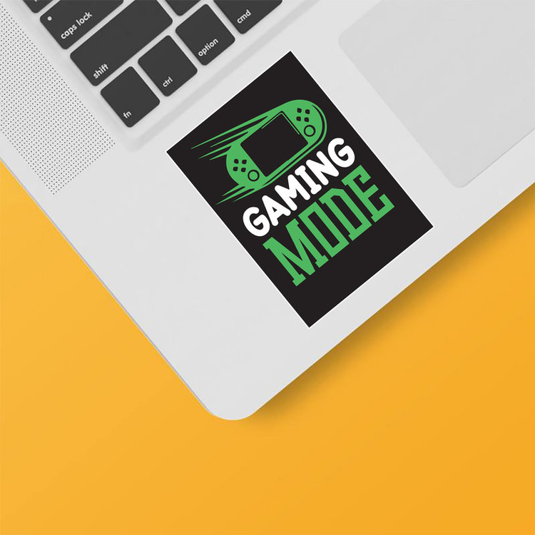 استیکر لپ تاپ و موبایل بووم طرح گیمینگ مدل Mode کد MD72