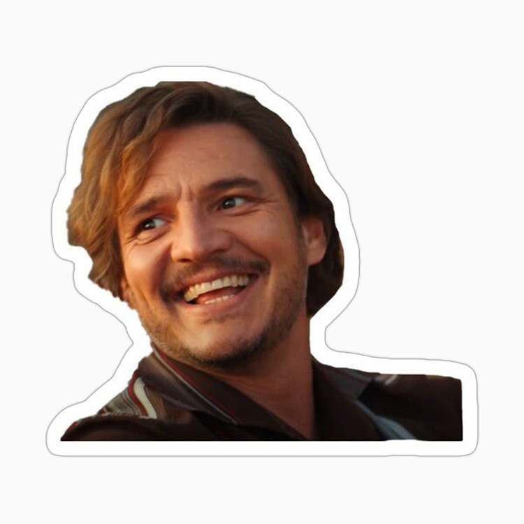 استیکر لپ تاپ و موبایل بووم طرح Pedro Pascal کد BM84