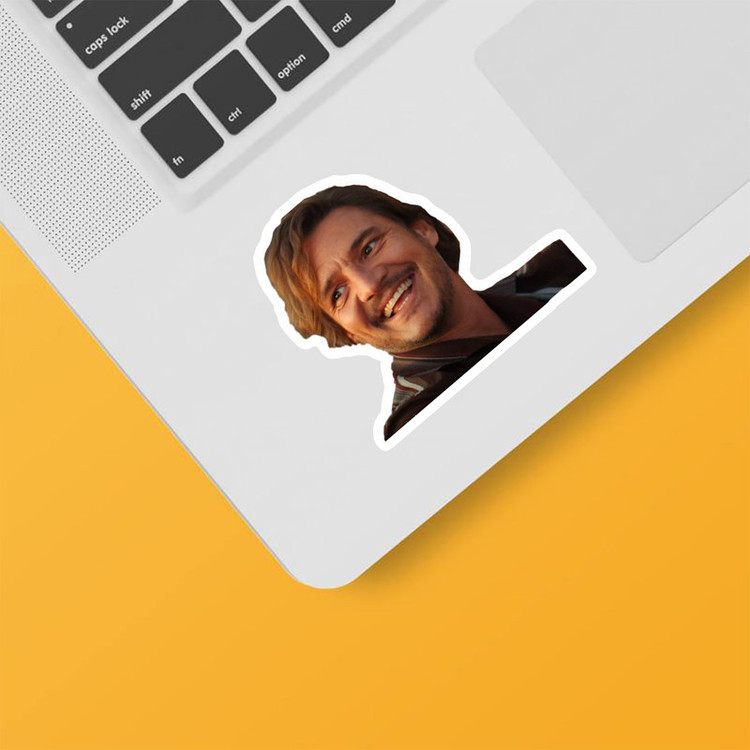 استیکر لپ تاپ و موبایل بووم طرح Pedro Pascal کد BM84
