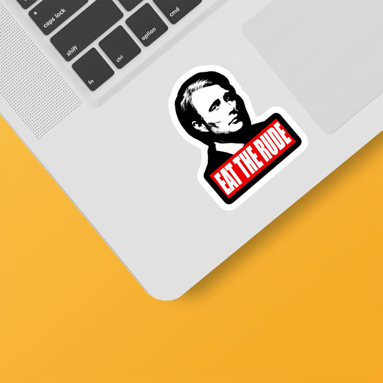 استیکر لپ تاپ و موبایل بووم طرح هانی بال مدلRudes کد BM89