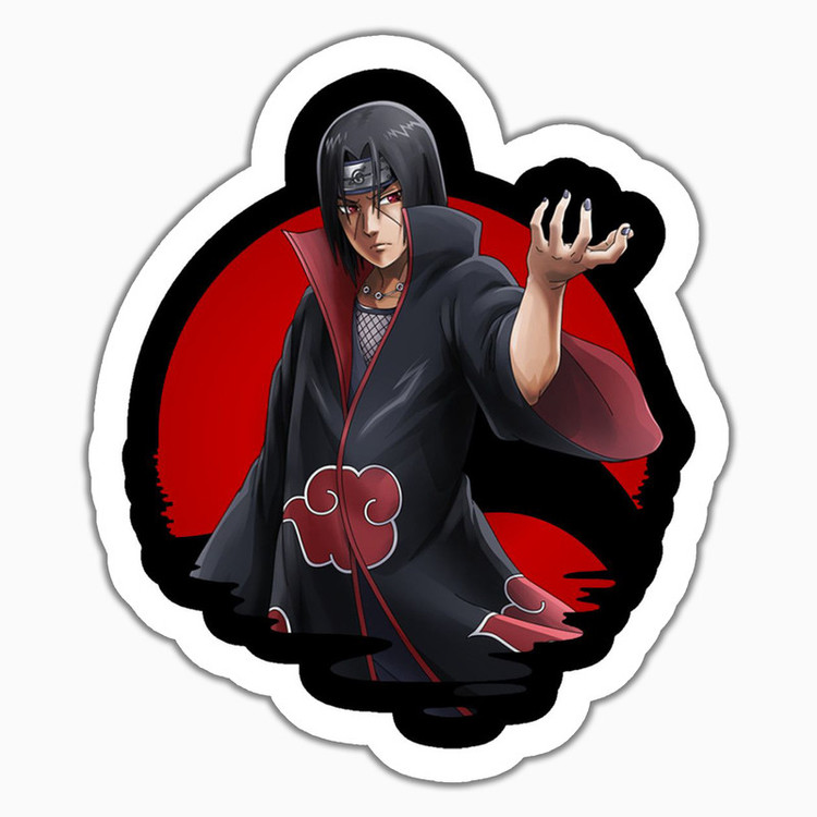 استیکر لپ تاپ و موبایل بووم طرح Anime NarutoمدلItachi کد BM93