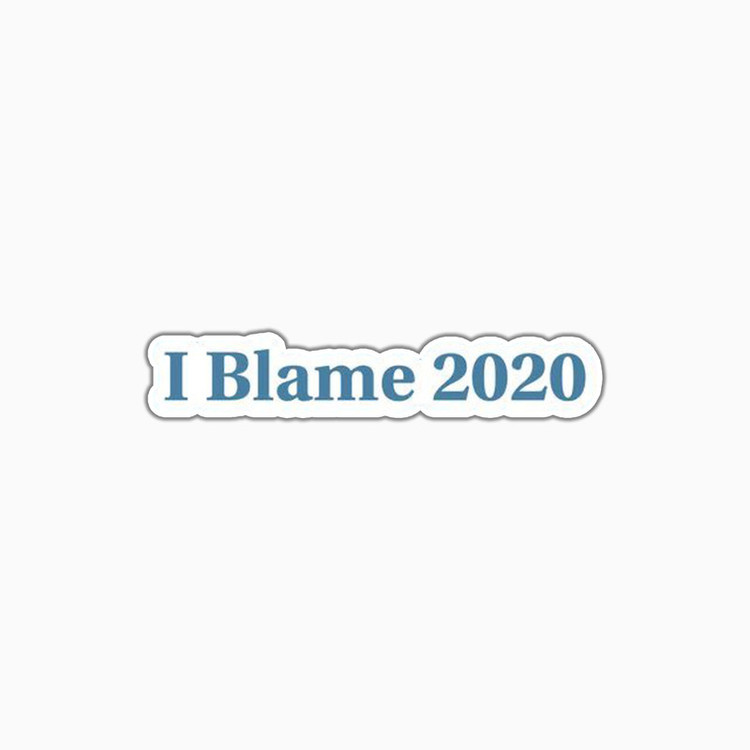 استیکر لپ تاپ و موبایل بووم طرح نوشته مدل 2020 کد BM11