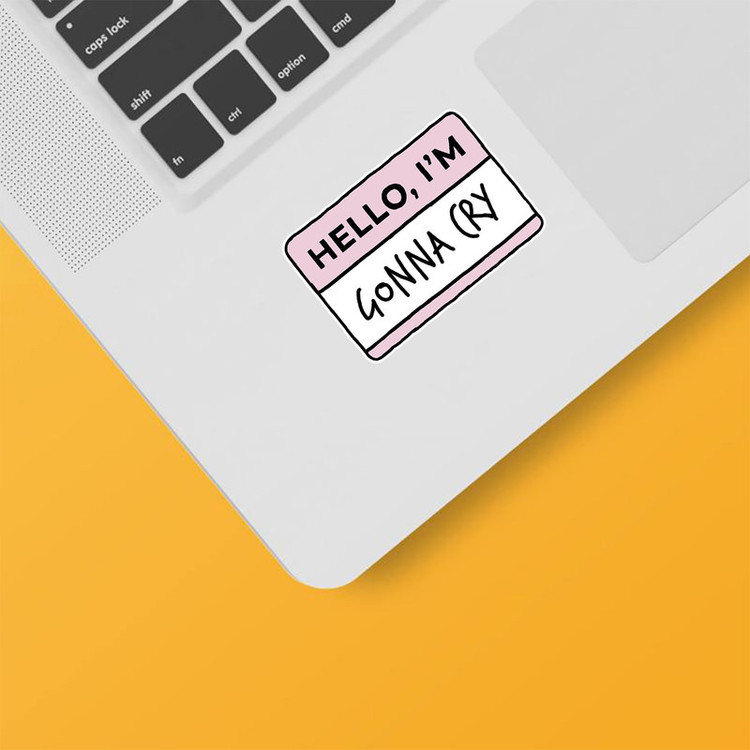 استیکر لپ تاپ و موبایل بووم طرح نوشته کد BM15