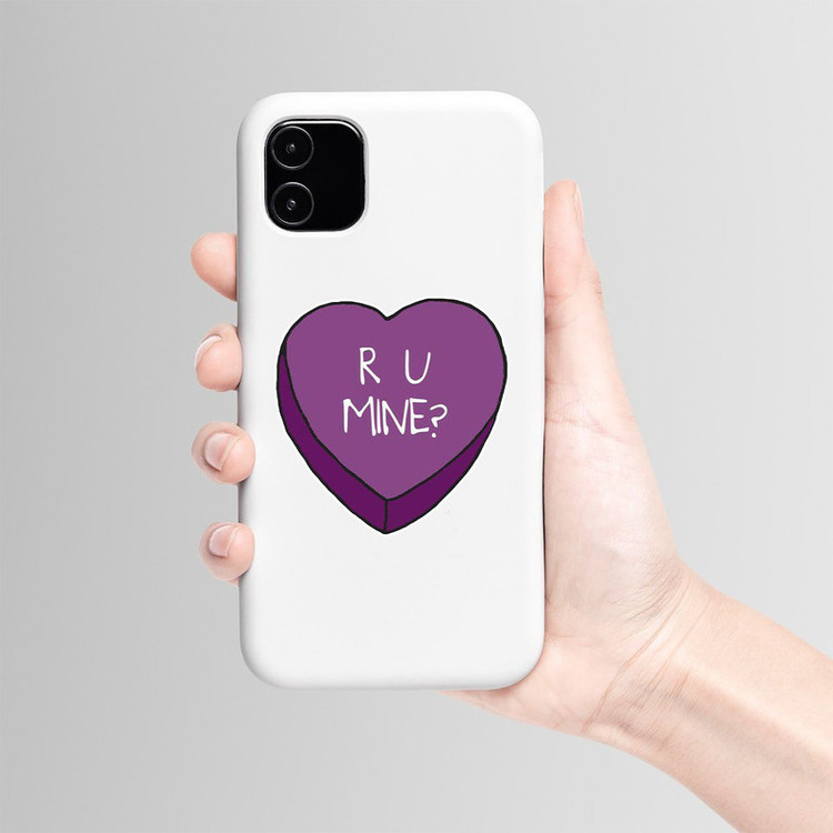 استیکر لپ تاپ و موبایل بووم طرح ?R U Mine کد CP39