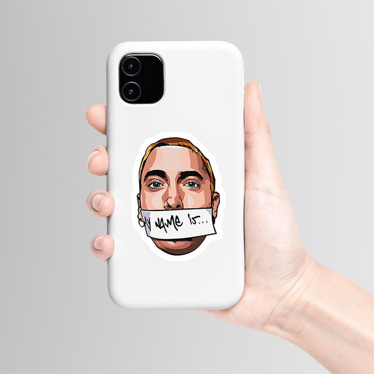 استیکر لپ تاپ و موبایل بووم طرح Eminem کد CP23