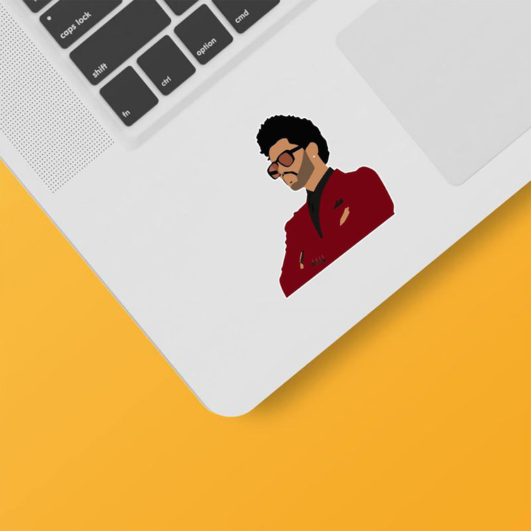 استیکر لپ تاپ و موبایل بووم طرح Chris کد CP3