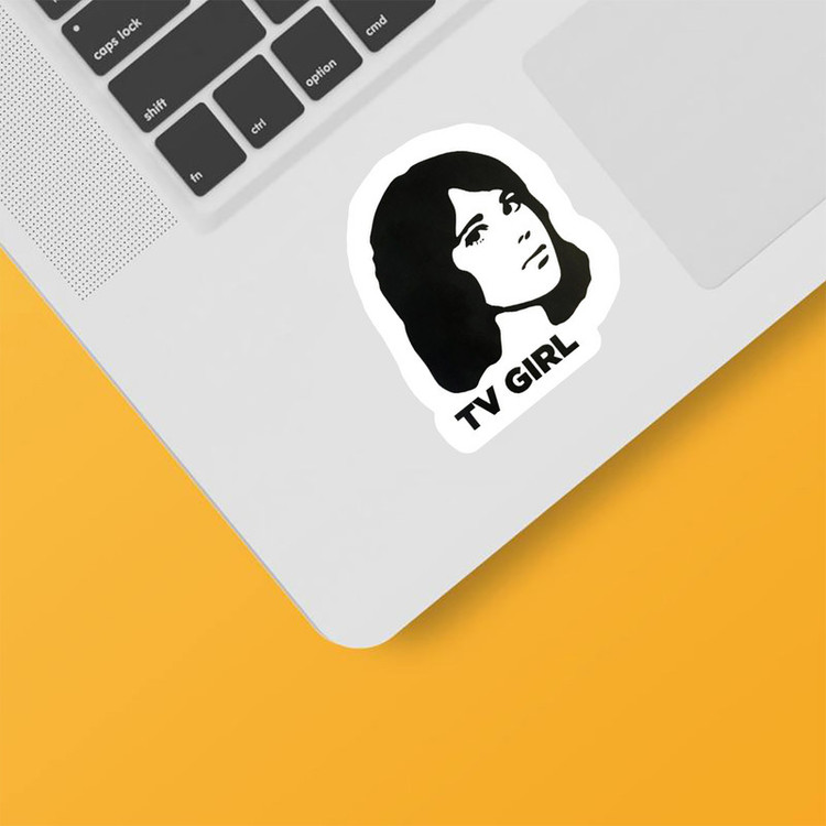 استیکر لپ تاپ و موبایل بووم طرح Tv Girl کد BM76
