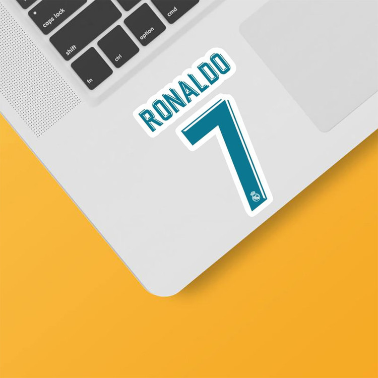 استیکر لپ تاپ و موبایل بووم طرح رونالدو مدل7 کد TR1
