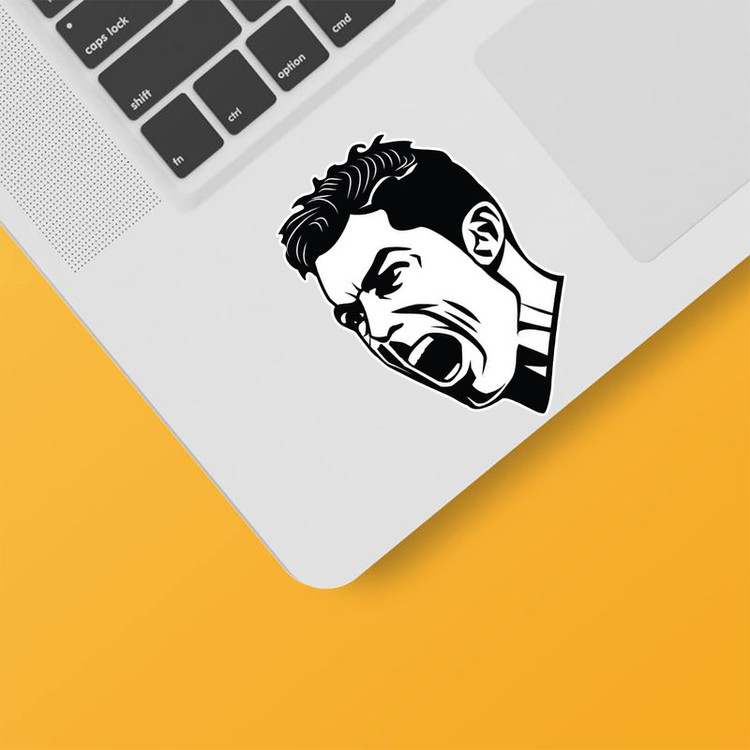 استیکر لپ تاپ و موبایل بووم طرح رونالدو کد TR53