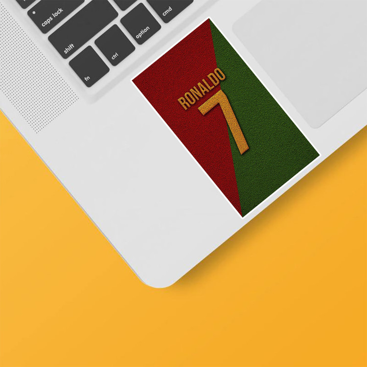 استیکر لپ تاپ و موبایل بووم طرح رونالدو کد TR49