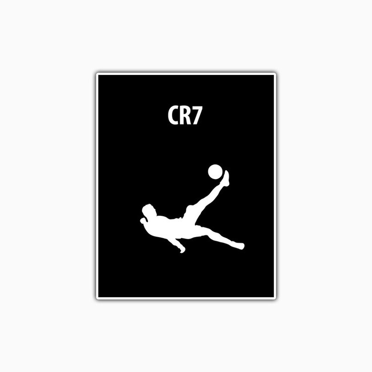 استیکر لپ تاپ و موبایل بووم طرح رونالدو کد TR11