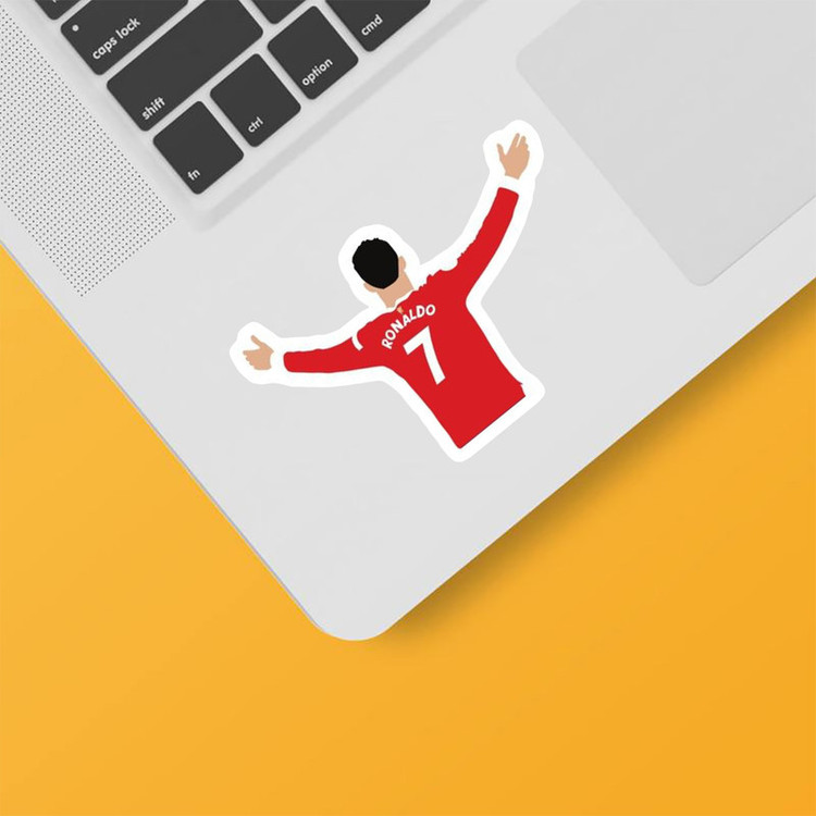 استیکر لپ تاپ و موبایل بووم طرح رونالدو کد TR2