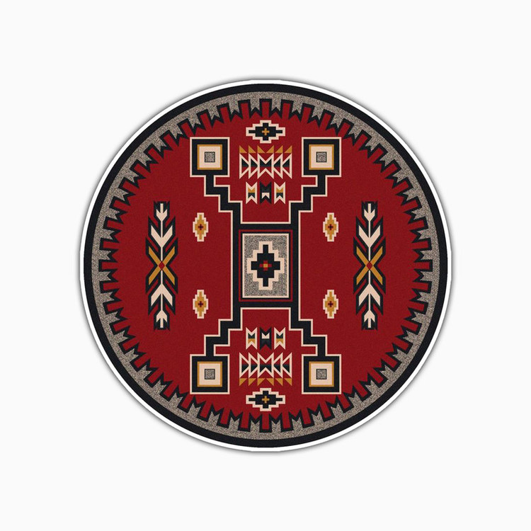 استیکر لپ تاپ و موبایل بووم طرح فرش مدل Dakota کد TR54