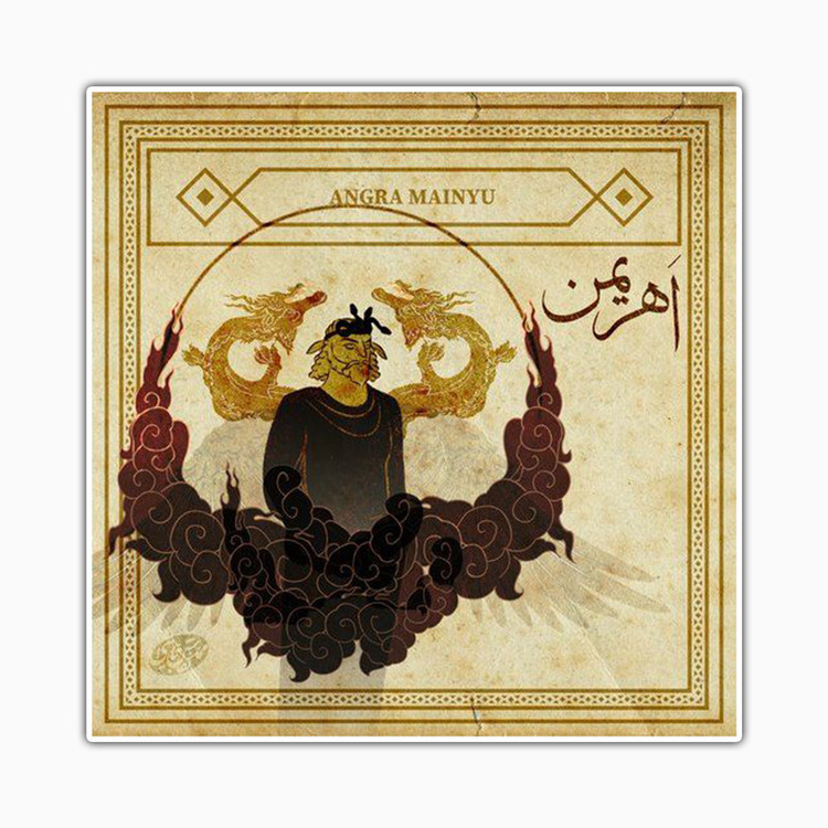 استیکر لپ تاپ و موبایل بووم طرح افسانه ایران قدیم مدل اهریمن کد TR67