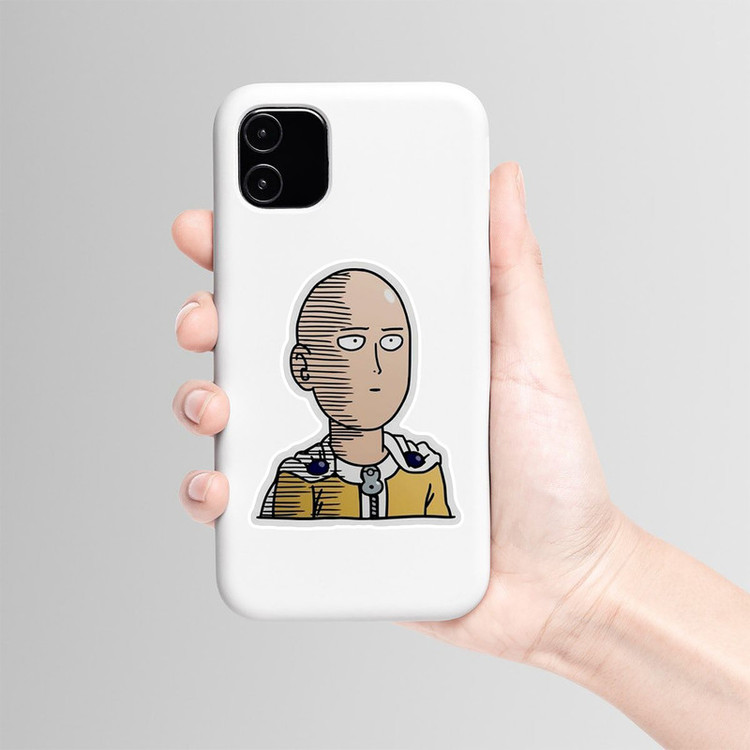 استیکر لپ تاپ و موبایل بووم طرح Anime One Punch Man مدل Saitama کد TRW133