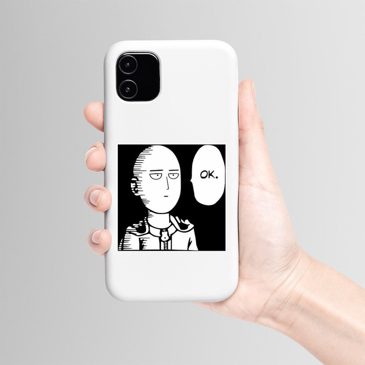 استیکر لپ تاپ و موبایل بووم طرح Anime One Punch Man مدل Ok کد TR132