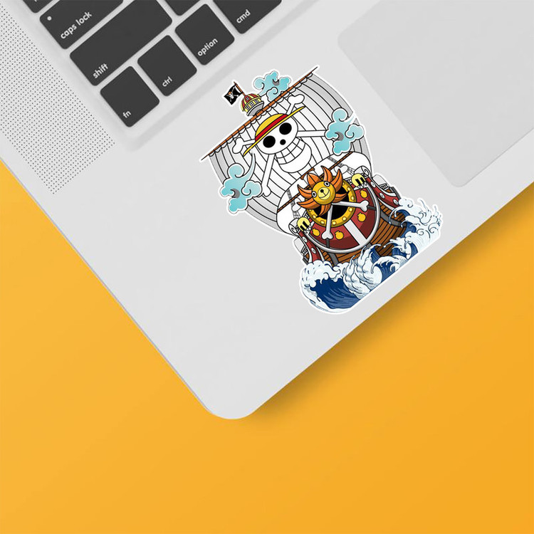 استیکر لپ تاپ و موبایل بووم طرح Anime One Piece مدل Sunny کد TR127